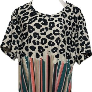 Women’s 3XL print straight dress